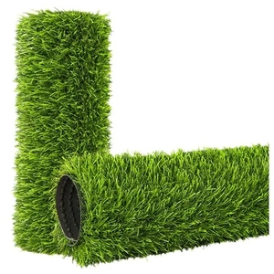Venta caliente de interior/exterior de plástico alfombra de césped Artificial jardín verde o parque de atracciones Material de hierba de alta calidad - Product Image 4