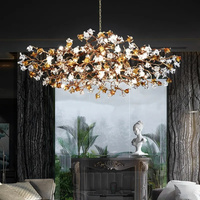 Lustres et lampes suspendues pour la maison de luxe design branches lustres table à manger fleur suspension lampes suspendues