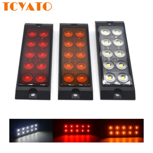 TCYATO 10 LEDS Nuevas Luces Traseras para Camión, Luces Laterales de Repuesto, Bombillas LED para Autos, <span class=keywords><strong>Accesorios</strong></span> para Camiones <span class=keywords><strong>Scania</strong></span> - Product Image 2