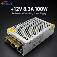 Alimentation électrique à découpage AC/DC 12V 8.3A 100W en boîtier métallique IP20 pour éclairage LED intérieur