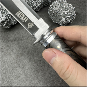 Cross-border high-hardness straight knife fishing <b>camping</b> knife <b>kitchen</b> household fruit peeler sharp steak cutter - Product Image 2