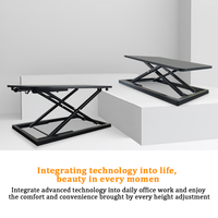 Table de travail debout pliante réglable en hauteur bureau d'ordinateur portable Portable avec étagère de bureau support de moniteur pour salle d'étude