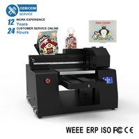 Harga Pabrik KECAI A3 3040 Mini UV Flatbed Printer Digital untuk Mencetak pada Kaca, Logam, Kayu, Plastik, Akrilik