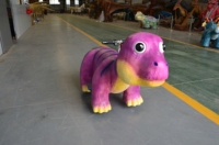 Trottinette électrique animatronique dinosaure à monnayeur pour enfants, modèle de parc d'attractions, trottinette dinosaure pour centre commercial