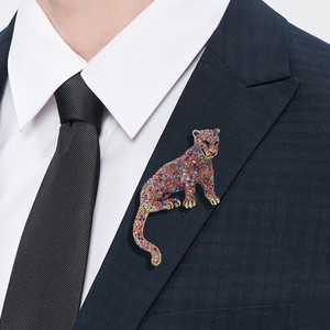 Pin <span class=keywords><strong>de</strong></span> personalidad europea para <span class=keywords><strong>hombre</strong></span>, broche <span class=keywords><strong>de</strong></span> leopardo <span class=keywords><strong>de</strong></span> lujo Vintage, accesorios <span class=keywords><strong>de</strong></span> <span class=keywords><strong>ropa</strong></span> <span class=keywords><strong>de</strong></span> animales, broche transfronterizo - Product Image 2