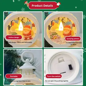 Lámpara LED Digital Tipo Candelabro 6000K Luz Diurna, Decoración Navideña con Diseño de Viento, Regalo para Niños, para Árbol de Navidad de Jardín de Infancia - Product Image 4