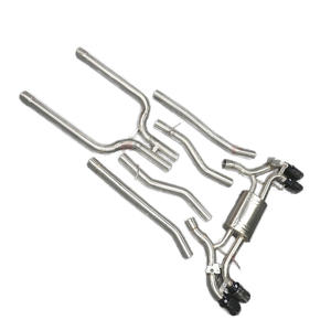 Tubo de escape de silenciador Catback de acero inoxidable 304 de alto rendimiento de 76 MM para <span class=keywords><strong>BMW</strong></span> <span class=keywords><strong>M5</strong></span> <span class=keywords><strong>F90</strong></span> 4,4 T S63B44B <span class=keywords><strong>precio</strong></span> al por mayor de fábrica - Product Image 4
