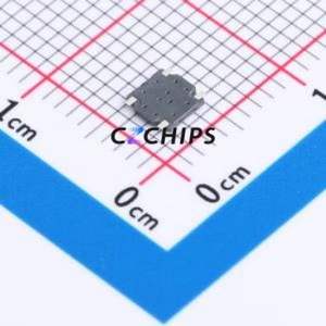 BX-TS-26-373705T Tactile Switch SMD,3.7x3.7mm Switch Single Pole Single Throw Round Button 2.6N Vertical Mount - Product Image 2