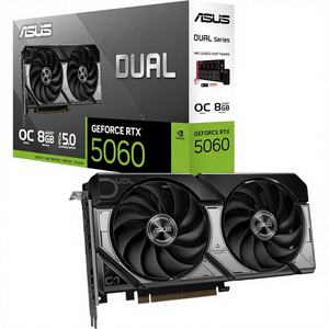 ขายส่ง Dual GeForce RTX 5060 8GB GDDR7 OC Edition PCIe 5.0 DLSS 4 สำหรับพอร์ต DisplayPort 2.1b พร้อมพัดลม - Product Image 1
