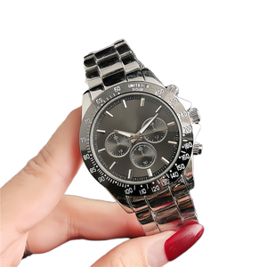 BOS Merk Herenhorloge met Drie Wijzerplaten Chronograaf Nieuw Modieus Stalen Band 38mm Wijzerplaatdiameter Quartz uurwerk Legering Kast Ins2024 - Product Image 3