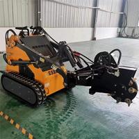 Mini pelle Skid Steer rétrocaveuse accessoires hydraulique terre tarière/pelle/marteau/disjoncteur/balayeuse/souffleuse à neige
