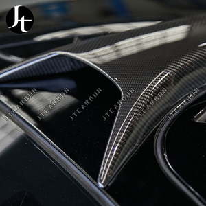 N Phong Cách Khô Sợi Carbon Xe Roof Lỗ Hthông Hơi Cho Mclaren 720S 2017-2023 Coupe Roof Vent Không Khí Scoop Cơ Thể Kit - Product Image 3