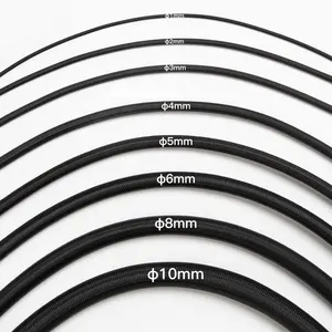 Hochfestes, langlebiges, importiertes Gummi-Latex-Polyester 1mm 2mm 3mm 4mm 5mm 6mm 8mm 10mm elastisches Bungee-Kabel-Stoß kabel
