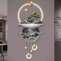 Décoration Murale Artistique LED en Cristal de Luxe pour Anniversaire - Ensembles de Tableaux Muraux Suspendus