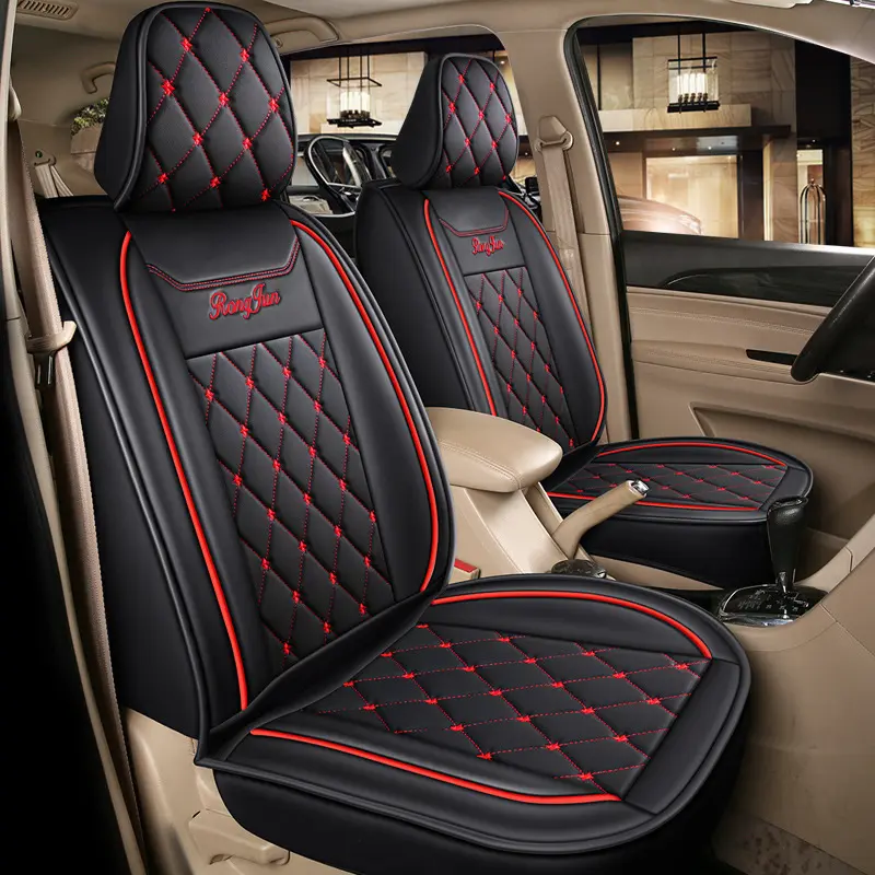 Factory Easy Clean leather luxury Universal Car Seat Cover That Make You Feel More Comfortable When Driving