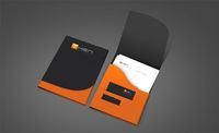 Carpetas de Presentación de Documentos Impresas a Color de Lujo con Estampado en Dorado, Carpetas Expandibles de Cartón Tamaño A4 A5 con Logotipo Personalizado