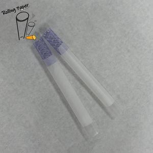 Tube à fumer en verre spiralé violet personnalisé OEM/ODM 10 * 30MM avec une bonne sensation de fumée - Product Image 2