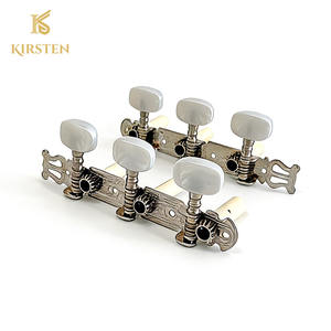 Clavijas de Afinación para <span class=keywords><strong>Guitarra</strong></span> <span class=keywords><strong>Clásica</strong></span>, Juego de 3+3 Clavijas de Metal con Engranaje Abierto - Product Image 1
