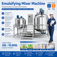 Ligne de production de machines de remplissage de bouteilles de savon liquide et de shampoing Ace Detergent, avec homogénéisateur et mélangeur