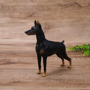 Escultura Conmemorativa de Mascotas Personalizada para Decoración del Hogar, Estatua de Perro <span class=keywords><strong>Doberman</strong></span> <span class=keywords><strong>en</strong></span> Miniatura de Resina Realista <span class=keywords><strong>en</strong></span> 3D - Product Image 4