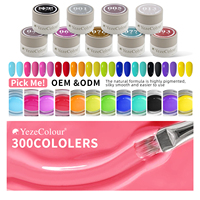 Gel Polish en Pot Marque Blanche OEM ODM, Haute Pigmentation, Texture Soyeuse, Couleur Unie pour Salons de Manucure, Commande en Gros, Teinte Personnalisée