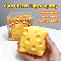 Jouet anti-stress en forme de fromage à presser, mignon, doux, à remontée lente, sensoriel, pour enfants, vente en gros