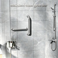 Barre d'appui antidérapante en acier inoxydable 304 pour salle de bain, fixation murale, rail de sécurité, mains courantes pour toilettes, pour personnes âgées et handicapées, douche