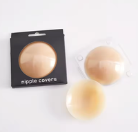 Cache-tétons adhésifs en silicone ultra-fins réutilisables, deux paires, pour accessoires de lingerie sexy