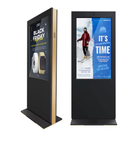 Wifi 4K màn hình cảm ứng <span class=keywords><strong>LCD</strong></span> quảng cáo áp phích kiosk cho các cửa hàng bán lẻ triển lãm ngoài trời OEM CMS kỹ thuật số biển Phòng triển lãm - Product Image 1