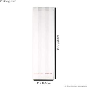 Bolsa de Papel Kraft para Panadería, Ecológica, Reciclada, Personalizada, con Ventana, para Baguettes Francesas - Product Image 2