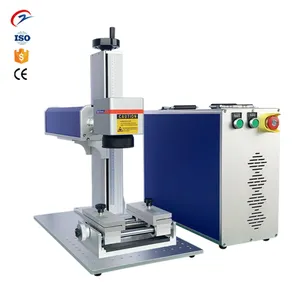 Jpt 30w Fiber Laser Marking Machine 50w Deep Engraving Laser Printer For Pvc Pipes Mopa