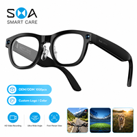 Nouvelles Lunettes Intelligentes Y1 2026 avec Caméra IA, Traduction IA, Reconnaissance d'Objets, Appels Bluetooth, Musique et Logo Personnalisé