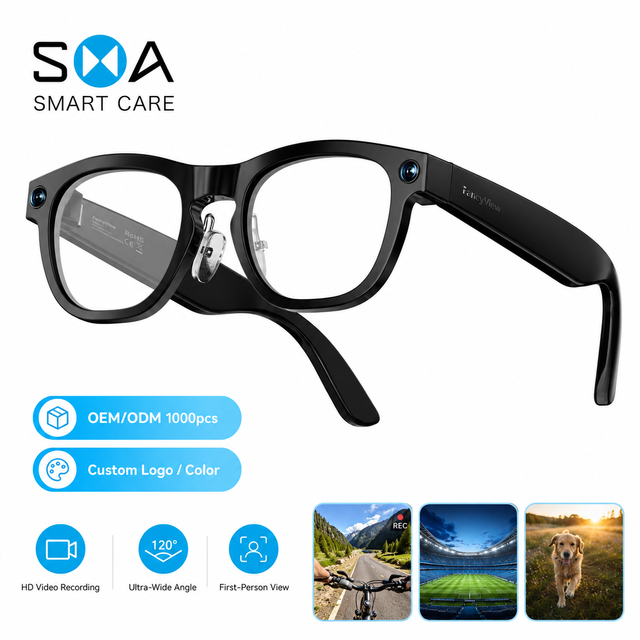2026 New Y1 AI Camera Smart Glasses AI Translation Object Recognition Bluetooth Calling Music Custom Logo Smart Eyewear