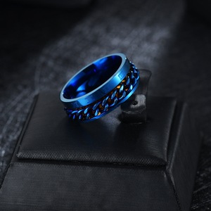 Anelli con Catena Rotante alla Moda 2026 per Uomo, Gioielli in Acciaio Inossidabile, Anelli per Donna e Uomo - Product Image 2