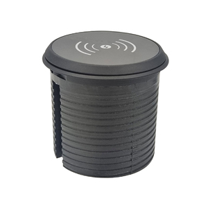 Enchufe de Corriente Redondo de 65W Personalizado de Fábrica al por Mayor, Enchufe Empotrado de Escritorio QC3.0 con Carga Inalámbrica Rápida para Teléfonos Móviles - Product Image 3