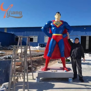 Escultura de Superhéroe a Medida a Gran Escala, Figura de Acción de Resina y Fibra de Vidrio de Tamaño Real, Superhéroe Clásico de Anime - Product Image 1