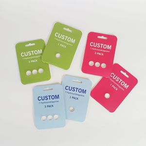 Emballage pliant imprimé personnalisé Boîte de présentation de pilules en papier personnalisé Emballage de carte blister pour vitamine/tablette - Product Image 4