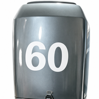 Nouveau moteur hors-bord diesel 60 CV 3 cylindres 4 temps HD-W60D refroidi par eau pour bateau de pêche et bateau de travail