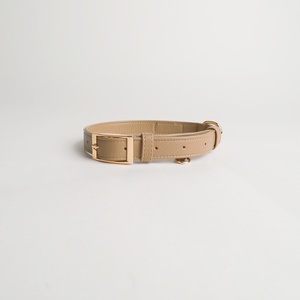 Conjunto de <span class=keywords><strong>Collar</strong></span> y Correa de Cuero Personalizado para Perro, Logotipo Grabado Personalizado, <span class=keywords><strong>Collar</strong></span> de Cuero de Lujo para Perros, Accesorios para Mascotas - Product Image 2