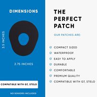 Système de surveillance continue de la glycémie de qualité supérieure, norme japonaise, capteur G6 G7, style Dexcom Libre, patch de surveillance de la glycémie, protection adhésive