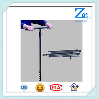 Échantillonneur manuel de sol Zeachon C043, tarière pour échantillons de sol, taille de forage 50mm*200mm, échantillon de sol perturbé 1-5m, précision 1%, IP67