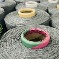 Fil de gazon artificiel, production directe, fil monofilament PP PE personnalisé, tricot, soie