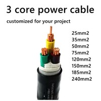 Cable de Alimentación Eléctrico Aislado en PVC Cabo Vav 4X95mm2 0.6/1kv 4X120mm2 4X4mm2 Vav Lvav 1X150mm2 1X240mm2