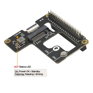 Tarjeta Periférica PCIe X1000 Pcie M.2 NVMe SSD 2242 <span class=keywords><strong>PIP</strong></span> para Raspberry <span class=keywords><strong>Pi</strong></span> 5 - Product Image 4