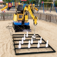 Machine de voiture tamponneuse électrique hydraulique pour enfants, interactive parent-enfant, pour stand de fête foraine, usage commercial extérieur et divertissement éducatif.