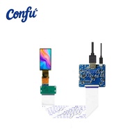 Layar Fleksibel 1,5 Inci 120*240 AMOLED, Dapat Dibengkokkan, Dapat Digulung, Modul Lengkung, Konektor Pemasangan, Panel Tipis Lunak Raspi MIPI