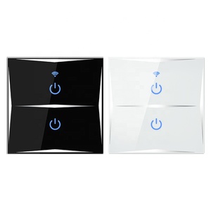 Interruptor inteligente de automatización del hogar con aplicación Tuya, Panel táctil de cristal estándar Eu/UK, 1/2/3/4 Gang, Wifi, interruptores de luz táctiles inteligentes - Product Image 5