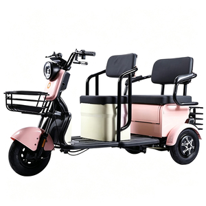 Tricycle électrique de transport pour adultes, vélo électrique à trois roues, tricycle électrique avec panier, tricycle électrique pour personnes âgées - Product Image 4