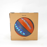Boîte d'emballage en carton ondulé à quatre coins creux personnalisée pour ballons de sport, présentoir cadeau, vente en gros OEM ODM