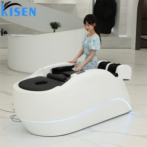 Kisen Professional Electric Massage Bed Water Heater Smoke Exhaust Adjustable <b>Footrest</b> Hair Salon Workshop Durable Modern Design - Product Image 2